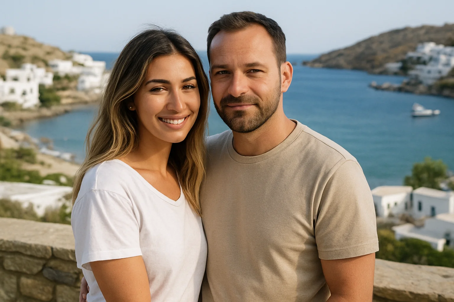 Alina Eremia, fotografie rară cu soțul Eduard Barbu în vacanța din Grecia