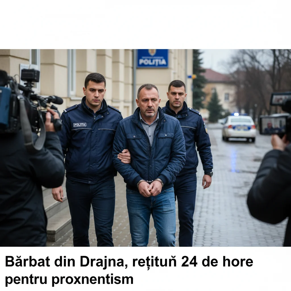 Bărbat din Drajna, arestat preventiv 24 de ore pentru proxenetism