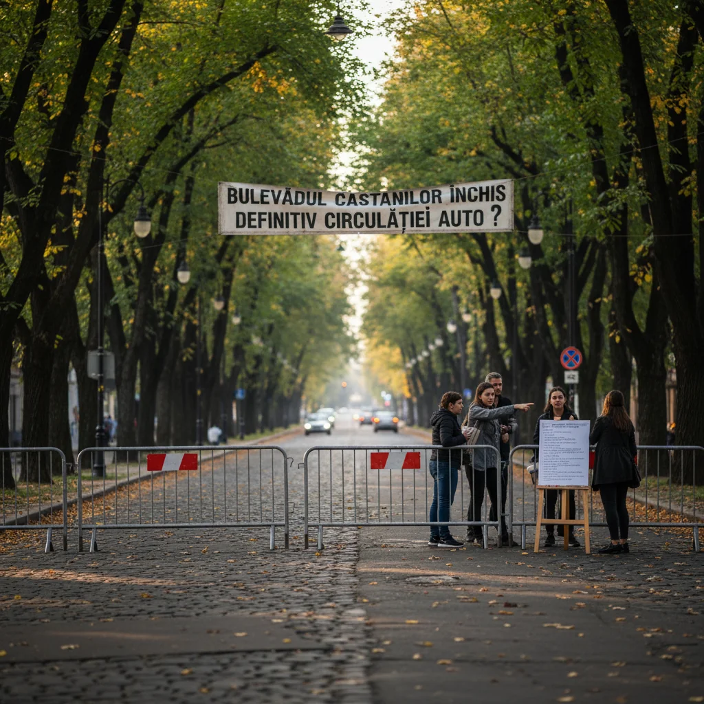 Bulevardul Castanilor din Ploiești, posibil închis complet traficului auto