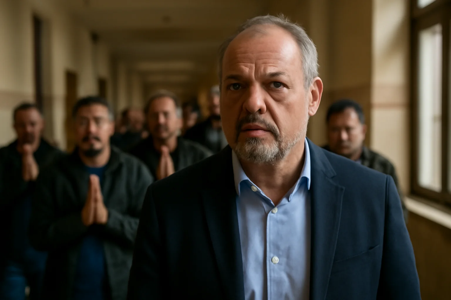 Cum a reacționat Călin Georgescu când susținătorii au rostit Tatăl Nostru pe holurile Tribunalului