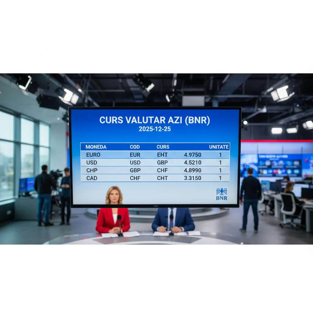Curs valutar azi (BNR) – 2025-12-25