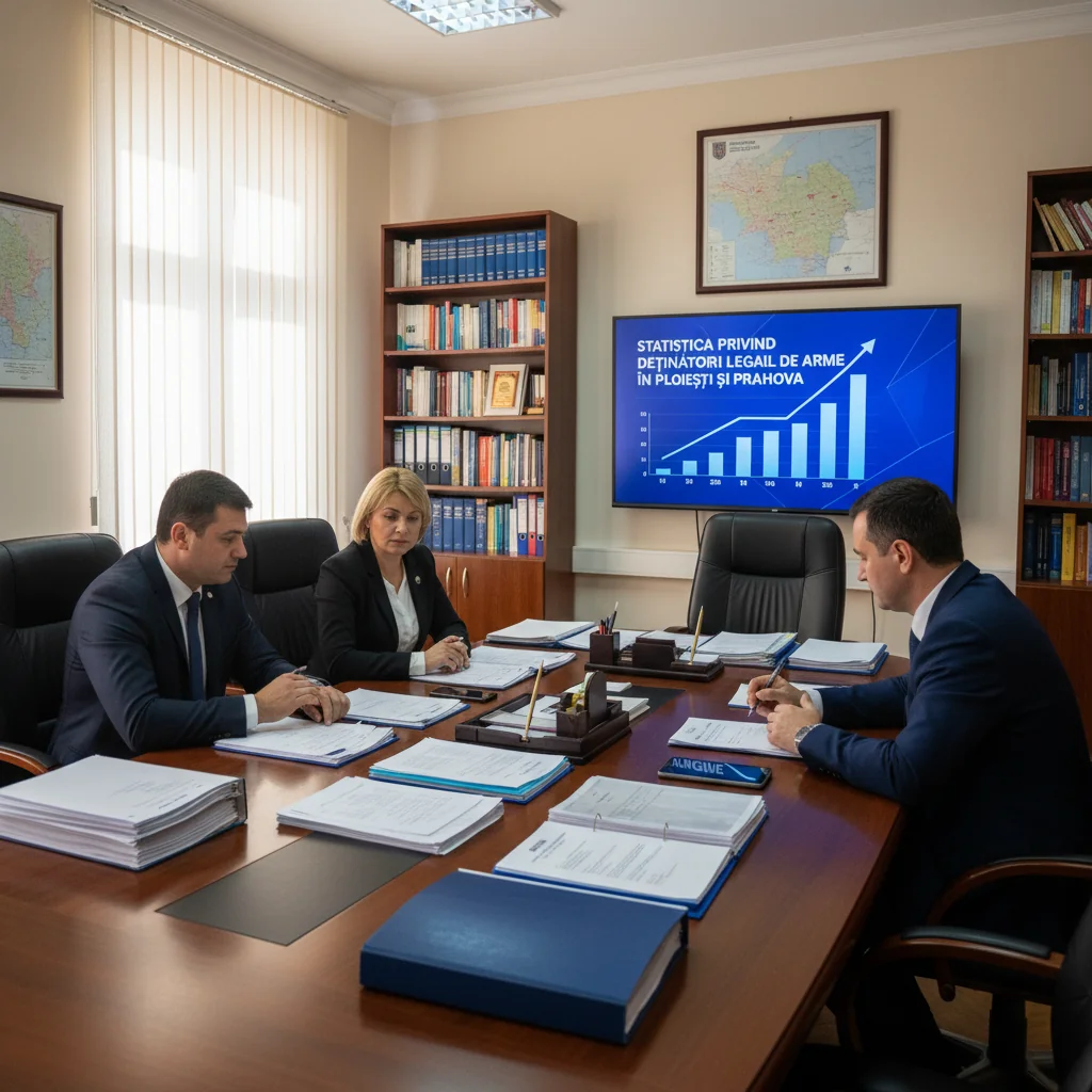 Date oficiale: aproape 2.500 de deținători legali de arme în Ploiești și Prahova