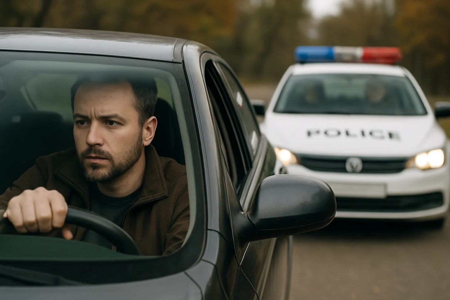 Depășirea mașinilor de poliție: Ce spune Codul Rutier