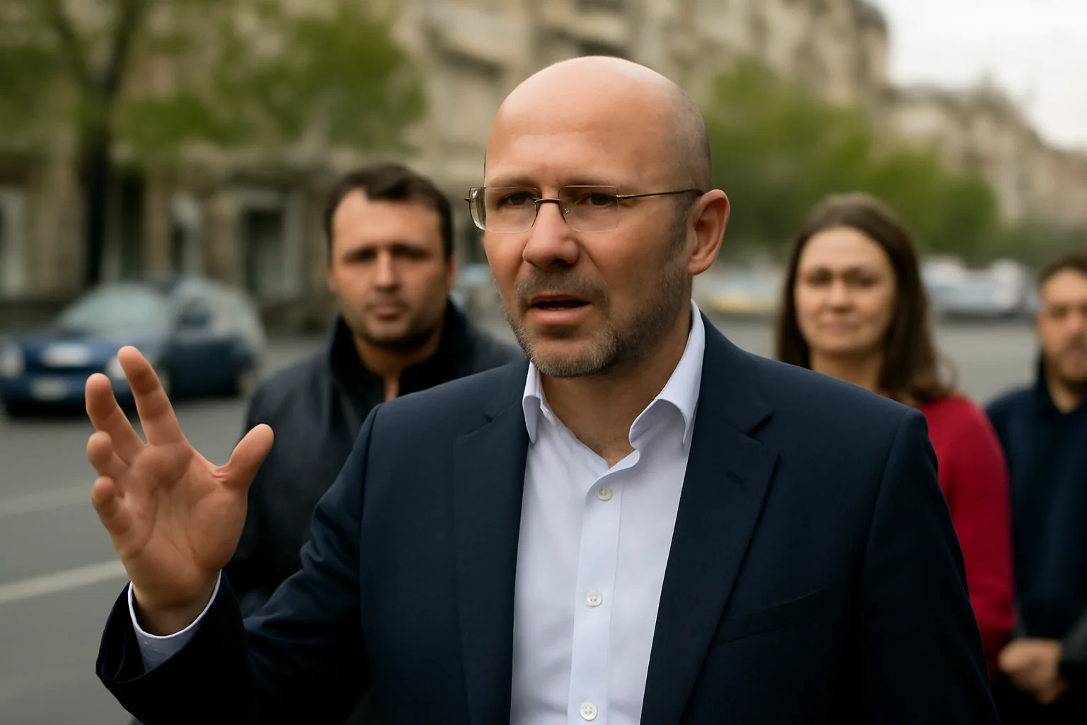 Gușă acuză administrația că a transformat orașul în pistă de drift