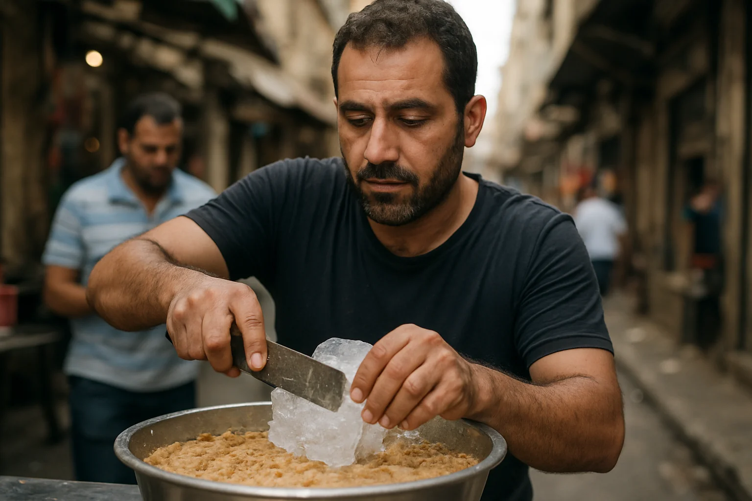 Humusul din Beirut: trucul cu gheață ce-l face exceptional