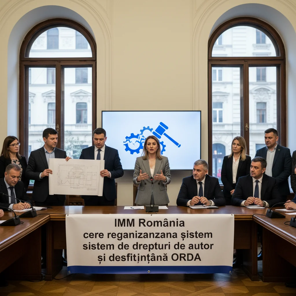 IMM România propune la Ploiești desființarea ORDA și reorganizarea sistemului de drepturi de autor