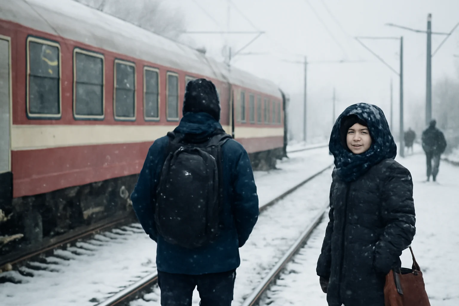 Întârzieri importante la trenurile Ploiești–București din cauza ninsorii de luni dimineață