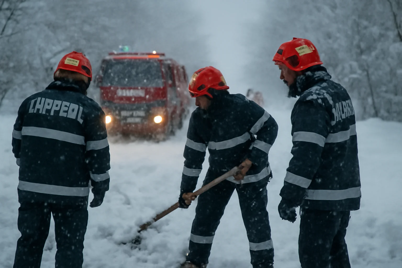 Intervenții de urgență la Ploiești după ninsorile abundente din Prahova