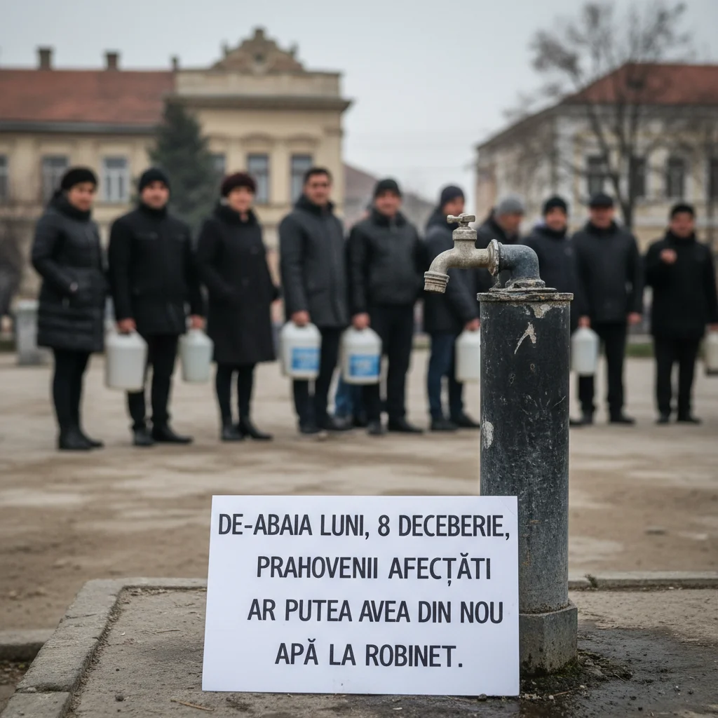 Prahovenii afectați vor avea apă la robinet abia luni, 8 decembrie