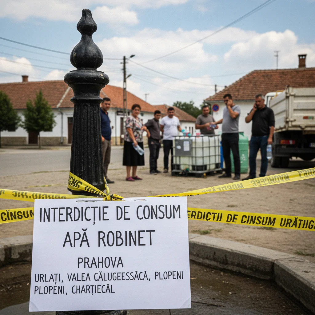 Restricții la consumul apei de la robinet în Ploiești și alte localități din Prahova