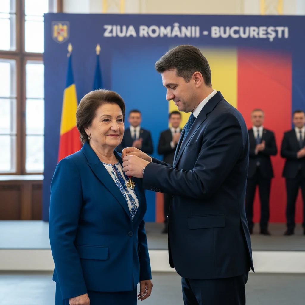 Singura Persoană Distinsă de Nicușor Dan cu Ocazia Zilei Naționale a României