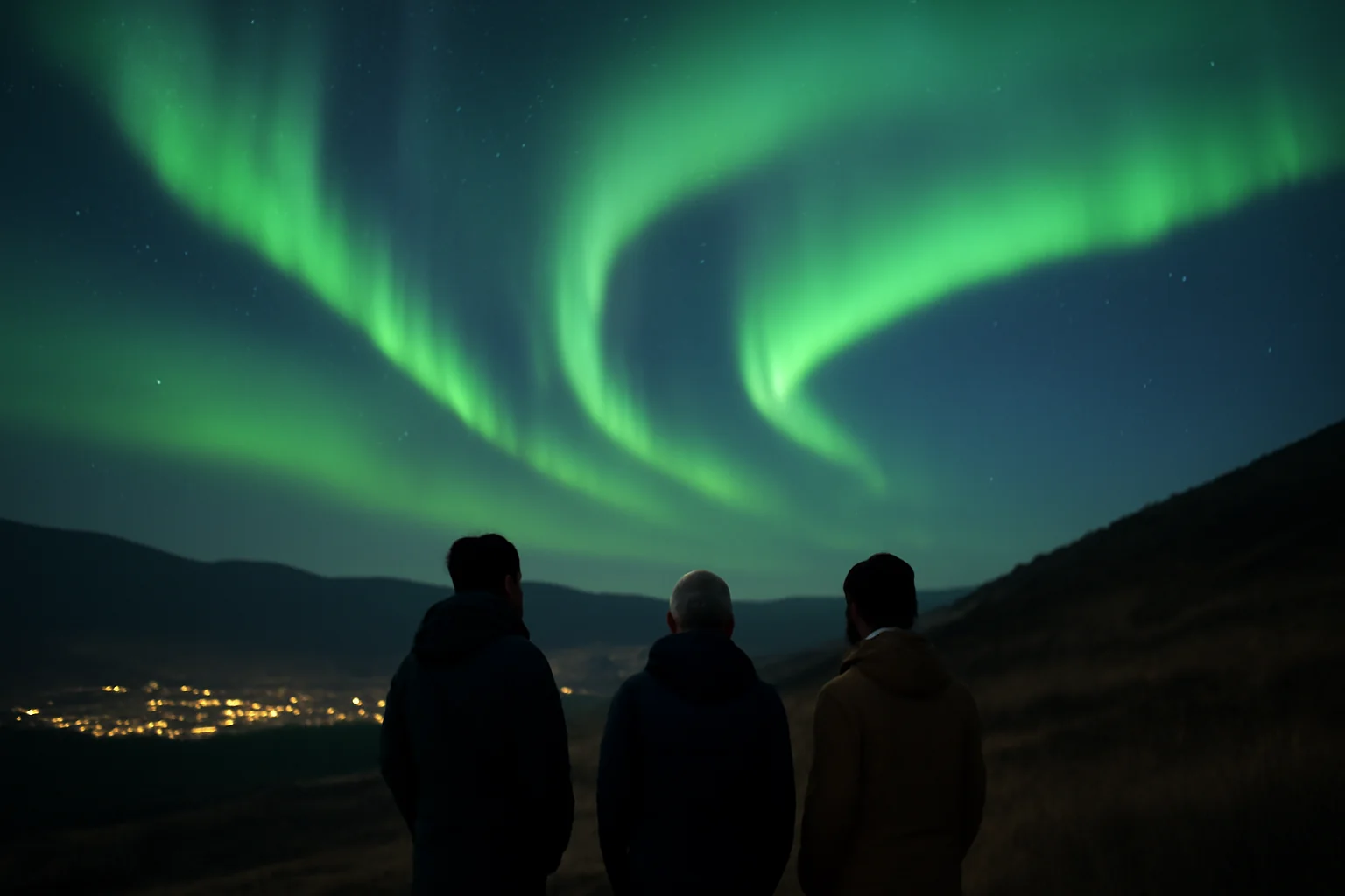 Spectacol de lumină la Ploiești: aurora boreală observată în Prahova în urma unei explozii solare puternice
