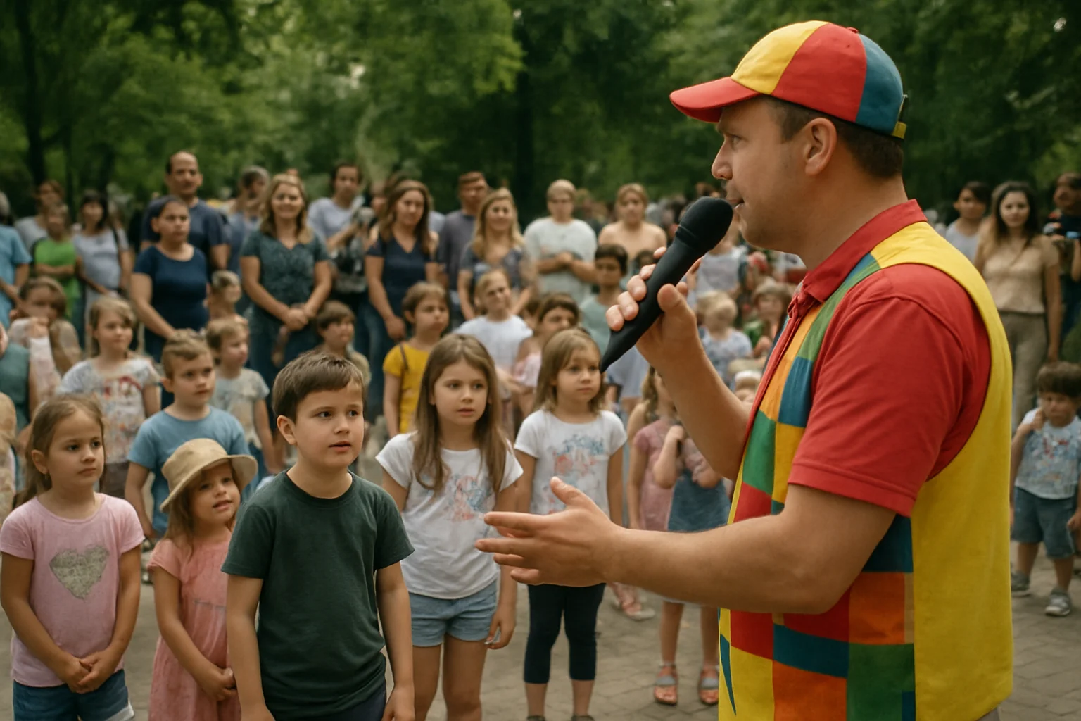 Spectacol pentru copii de 1 iunie organizat de Primăria Ariceștii Rahtivani